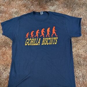 Gildan Dark Blue Graphic Tee